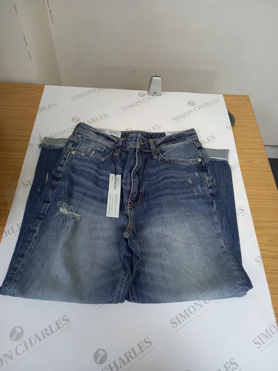 RIVER ISLAND HIGH RISE MOM JEANS - 12S