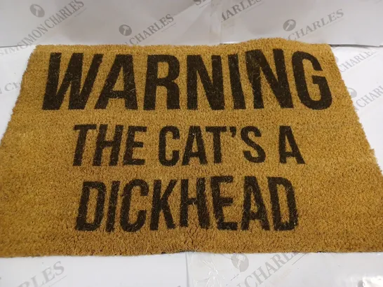 SLOGAN DOOR MAT - 60X40CM