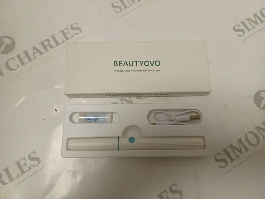 BOXED BEAUTYOVO WIRELESS EAR ENDOSCOPE WITH ACCESSORIES AND USB CABLE