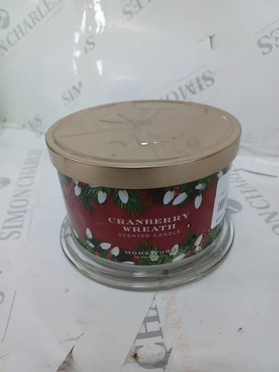 BOXED HOMEWORX  CHRISTMAS THEMED SCENTED CANDLES