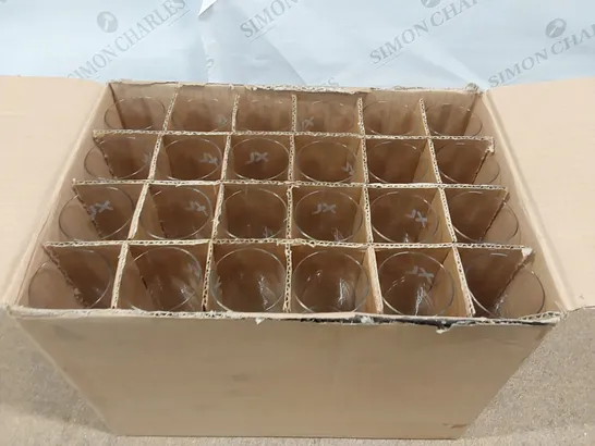 BOX OF APPROXIMATELY 40X EXCEL TUMBLER GLASSES - 150ML (1 BOX)