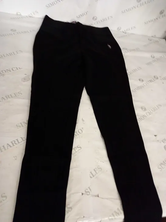 US POLO ASSN BLACK LEGGINGS SIZE L