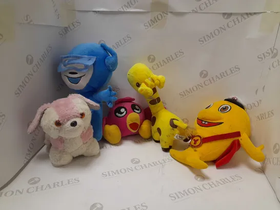 APPROXIMATELY 5 BRAND NEW ASSORTED SOFT TOYS