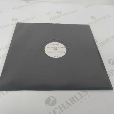 VERY RARE PARLOPHONE CLASSICAL DEMOSTRATION VINYL RECORD. SZYMON GOLDBERG.