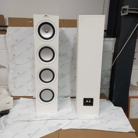 KEF Q750 FLOORSTANDING SPEAKER PAIR - WHITE (2 BOXES)