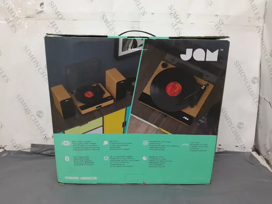 BOX OF 4 BOXED JAM BLUETOOTH SOUND STREAM+ TURNTABLE 