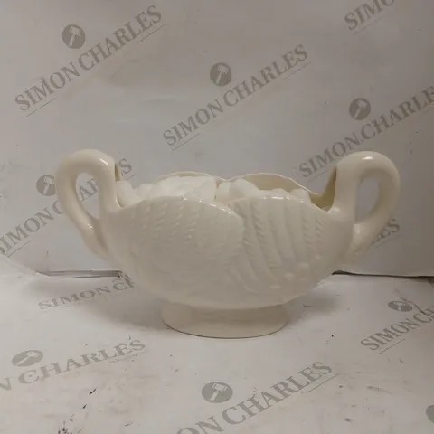 SWAN 1950'S VINTAGE MANTLE VASE. 