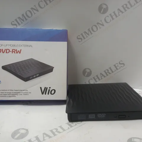 BOXED VLIO POP-UP MOBILE EXTERNAL DVD-RW