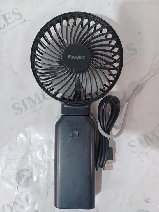 BOXED EASYACC DUAL BATTERY HANDHELD FAN