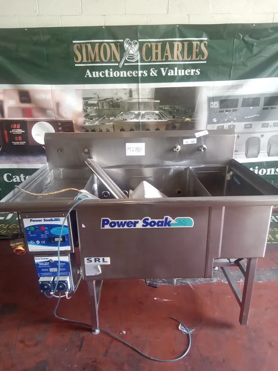 COMMERCIAL POWER SOAK WASH STATION 