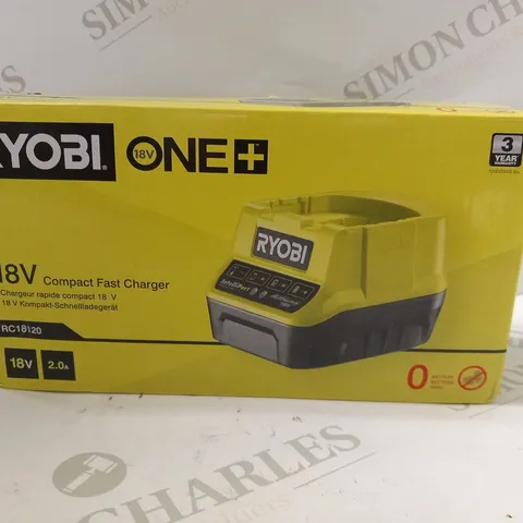 BOXED RYOBI RC18120 18V ONE+ 2.0A BATTERY CHARGER