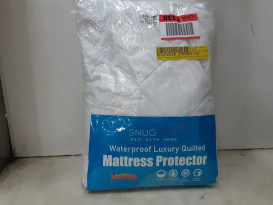 BOXED HYPOALLERGENIC AND WATERPROOF MATTRESS PROTECTER