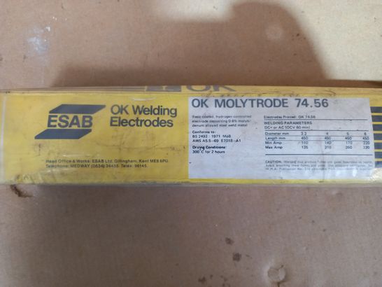 ESAB OK MOLYTRODE 74.56 WELDING ELECTRODES
