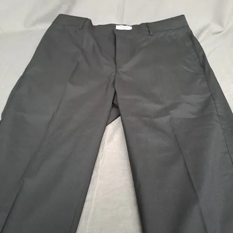 BURTON LONDON BLACK TROUSERS - UK 32