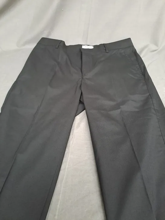 BURTON LONDON BLACK TROUSERS - UK 32