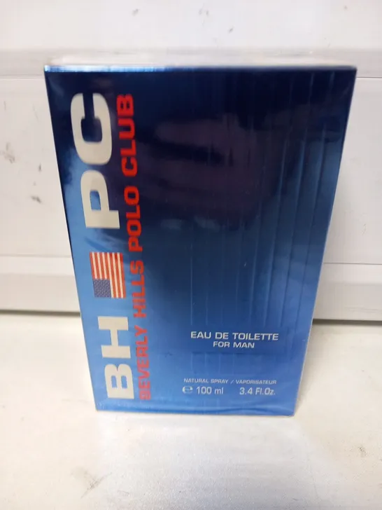 6 BOXED AND SEALED BH PC BEVERLEY HILLS POLO CLUB EAU DE TOIILETTE FOR MAN 100ML