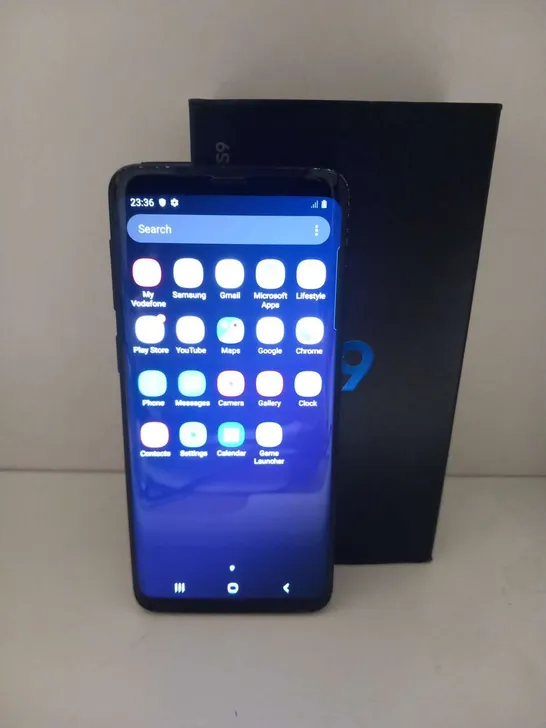 BOXED SAMSUNG GALAXY S9 SMARTPHONE 