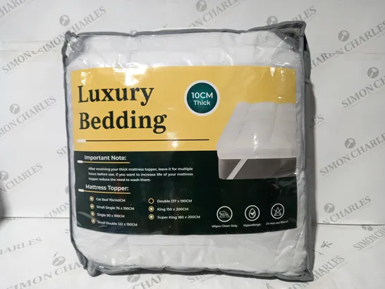 LUXURY BEDDING 10CM THICK - DOUBLE SIZE