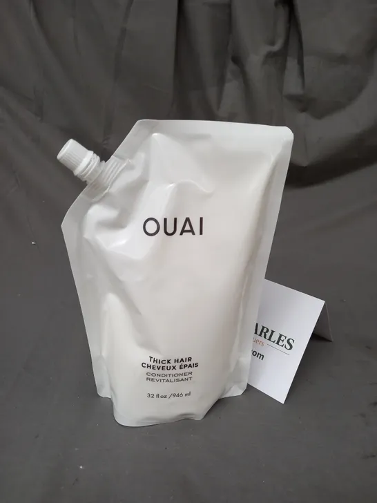 OUAI THICK HAIR CONDITIONER REFILL 946ML - COLLECTION ONLY