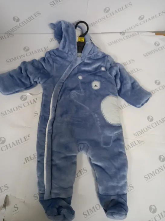 BABY FLEECED ALL IN 1 SNOW SUIT SIZE 3-6 MONTHS