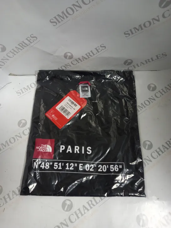 SEALED THE NORTH FACE PARIS GPS LIGHTWEIGHT T-SHIRT IN BLACK - XS