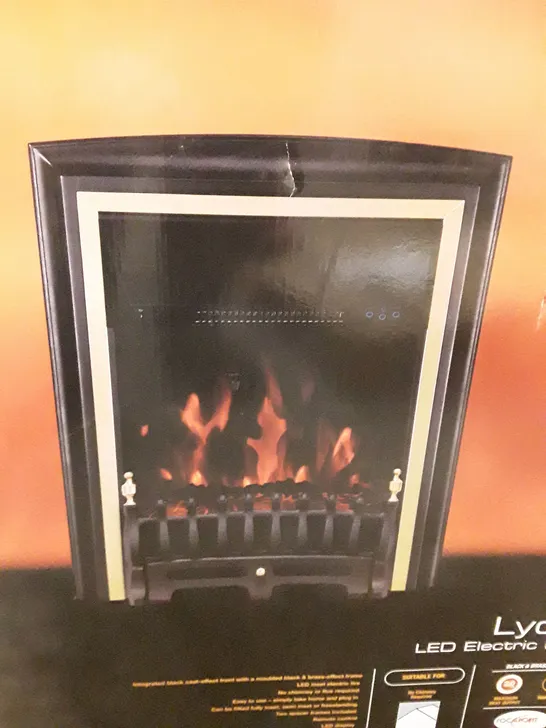 BOXED LYCIA LED ELECTRIC FIRE 