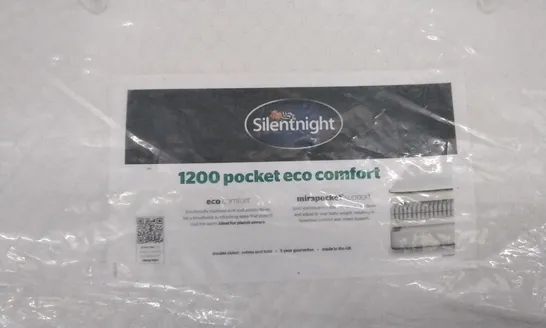 QUALITY BAGGED SILENTNIGHT ECO COMFORT POCKET SPRUNG KING SIZE 5' MATTRESS