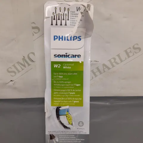 BOXED PHILIPS SONICARE W2 OPTIMAL WHITE REPLACEMENT ELECTRIC TOOTHBRUSH HEADS