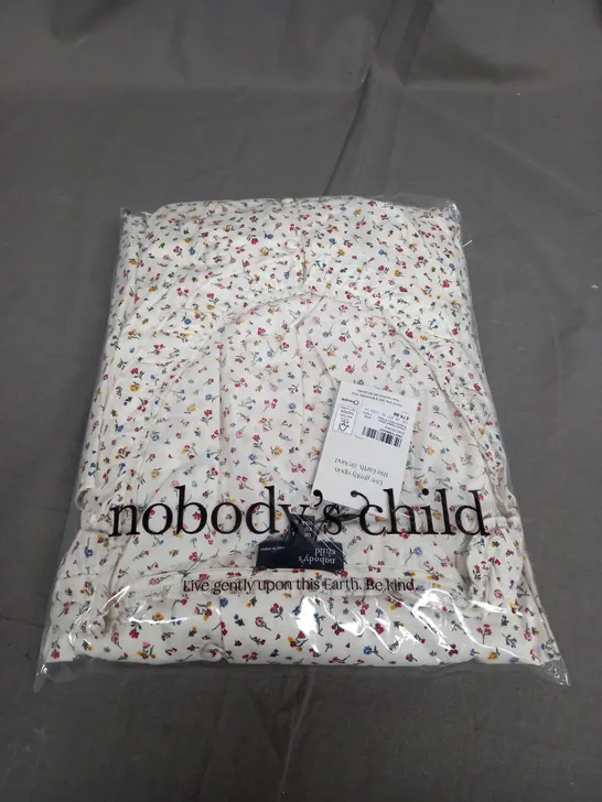 SEALED NOBODYS CHILD FLOSSIE MIDAXI DRESS REMMIE DITSY CREAM - UK 14