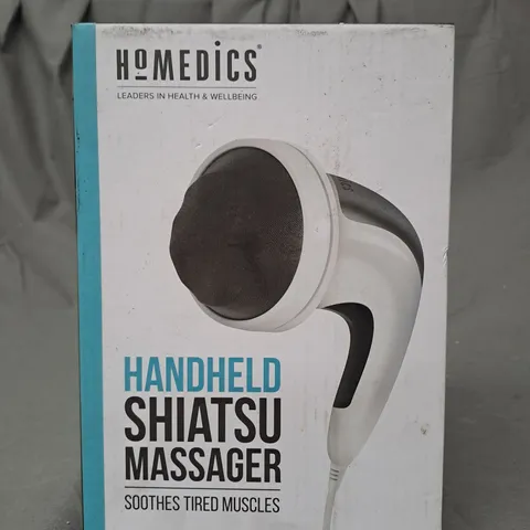 BOXED HOMEDICS HANDHELD SHIATSU MASSAGER