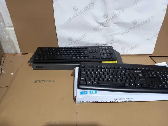 2 ASSORTED WIRELESS KEYBOARDS