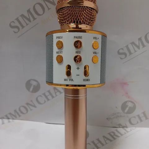 WS-858 HANDHELD KYV WIRELESS MICROPHONE HIFI SPEAKER