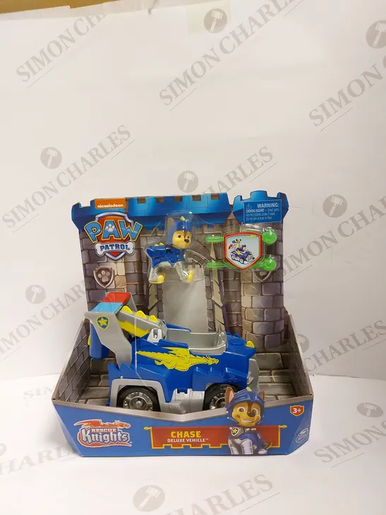 BRAND NEW PAW PATROL RESCUE KNIGHTS CHASE DELUXE VEHICLE 