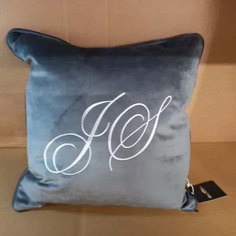 MR DUVETS GREY 40X40CM FILLED CUSHION