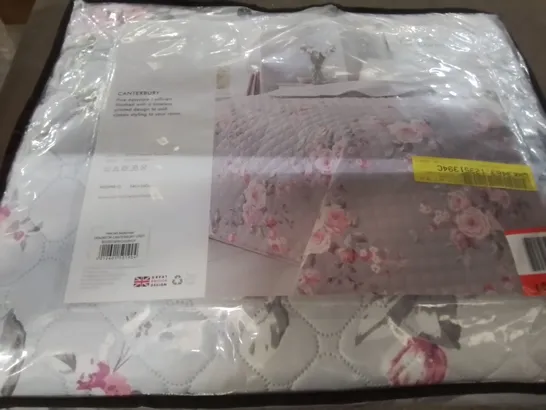 CATHERINE LANSFIELD CANTERBURY BEDSPREAD COLOUR GREY - 240CM X 260CM 