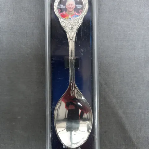 KING CHARLES III CORONATION COMMEMORATIVE TEASPOON