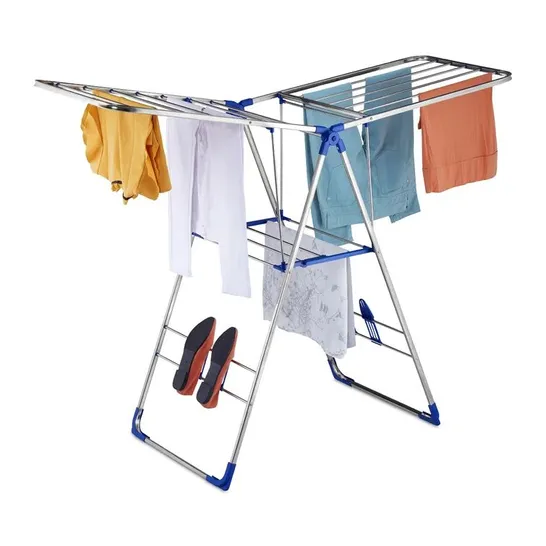 BOXED FOLDABLE GULLWING DRYING RACK (1 BOX)