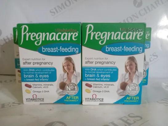 BOX OF APPROX 5 X 84 TABLETS VITABIOTICS PREGNACARE BREAST-FEEDING FOR AFTER PREGNANCY 