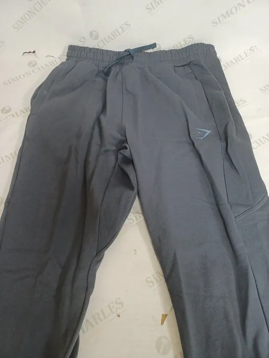 GYMSHARK POWER JOGGERS IN BLUE - MEDIUM