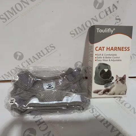 BOXED TOULIFLY CAT HARNESS, KITTEN AND PUPPY UNIVERSAL HARNESS WITH LEASH SET