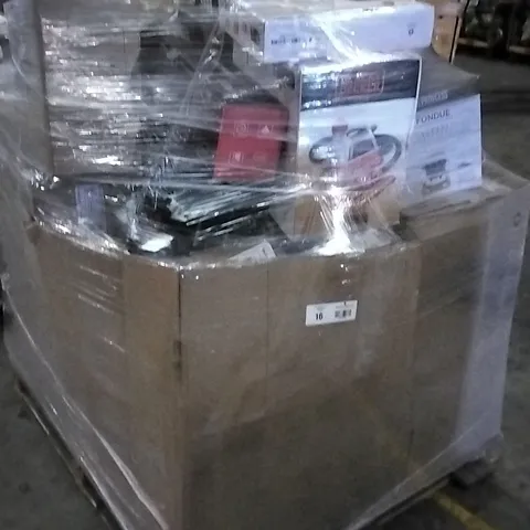 PALLET OF APPROXIMATELY 96 UNPROCESSED RAW RETURN HOUSEHOLD AND ELECTRICAL GOODS TO INCLUDE;