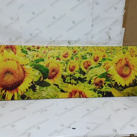 OVER SOFA CANVAS SUNFLOWERS 135 BY 45 - COLLECTION ONLY 