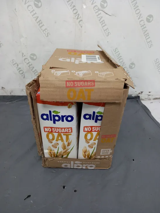 ALPRO NO SUGAR OAT MILK X8