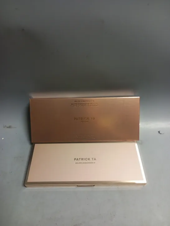 BOXED PATRICK TA MAJOR DIMENSION III EYESHADOW PALLETTE