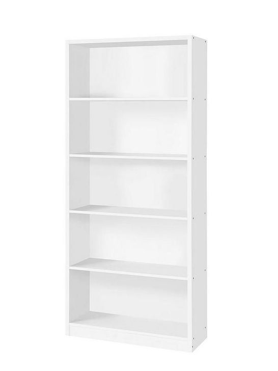 BOXED METRO WHITE TALL WIDE EXTRA DEEP BOOKCASE 