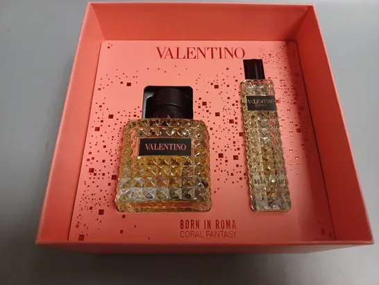 BOXED VALENTINO DONNA BORN IN ROMA CORAL FANTASY EAU DE PARFUM 50ML GIFT SET