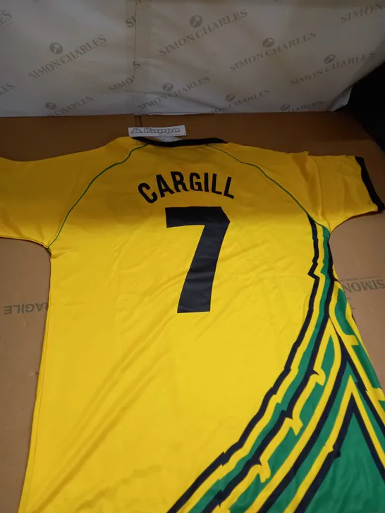 JAMAICA FOOTBALL FEDERATION SHIRT WITH CARGILL 7 SIZE 2XL