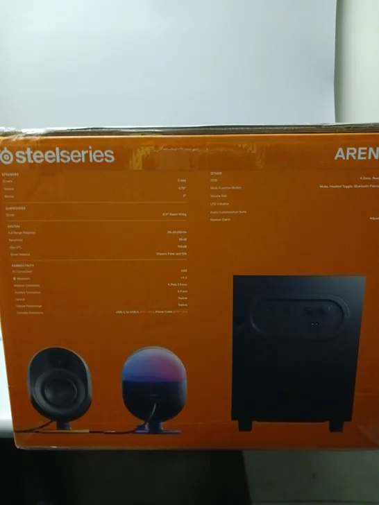 STEELSERIES ARENA 7 ILLUMINATED 2.1 GAMING SPEAKERS