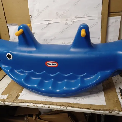 LITTLE TIKES WHALE TEETER TOTTER - BLUE