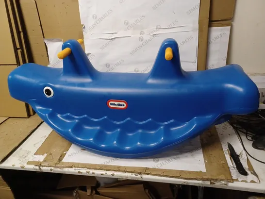 LITTLE TIKES WHALE TEETER TOTTER - BLUE RRP £44.99